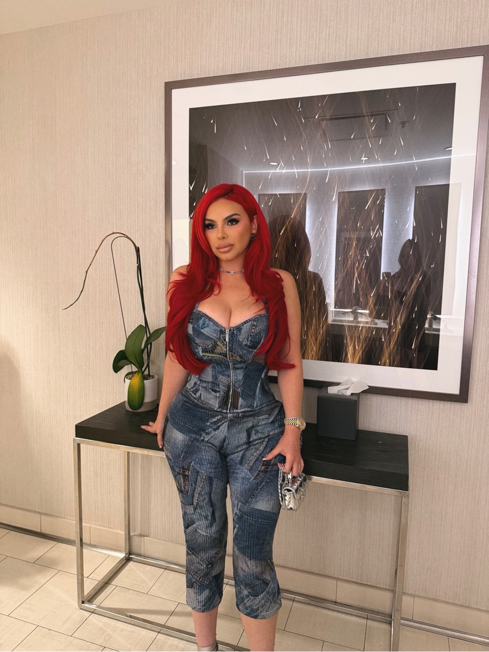 Denim Patchwork Women’s set